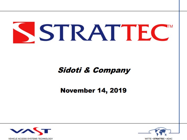 Sidoti & Company Presentation