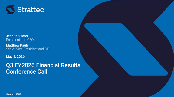 Q3 FY2026 Strattec Earnings Presentation